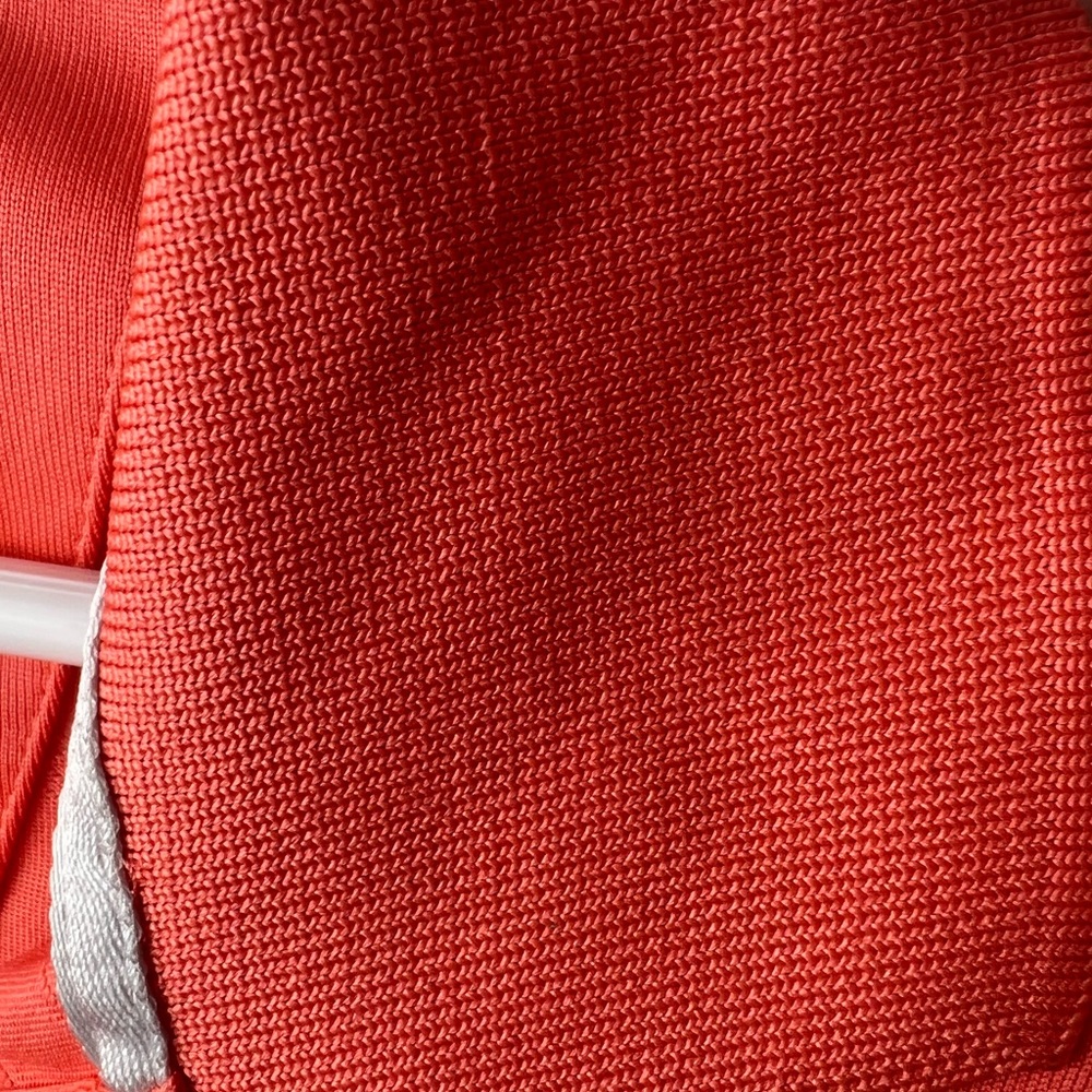 Adidas Woman’s ClimaCool Golf Shirt- pink/orange shade - Picture 7 of 7